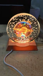 3D Creative Crystal Visualisation Lamp (Imported) - Image 2