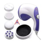 ACi Relax & Spin Tone Handheld Corded Electric Body Massager, Multicolour