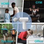 Massage Machine for Body Pain – Mini Massage Gun for Deep Tissue, Muscle & Body Pain Relief – Handheld, Battery Powered Massager for Neck, Shoulder, Back, Foot (Multicolor) for Men & Women (A2) - Image 2