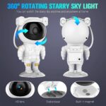 Astronaut Galaxy Star Light Projector - Upgraded Space Homie Light Projector with Timer & Remote, Bedroom and Ceiling Starry Space Light Projector, Galaxy Sky Light Projector for Kids - Image 4